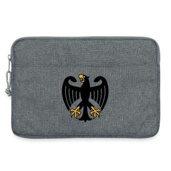 Germany Eagle Coat of Arms - Laptop bag 13" - heather grey - Front