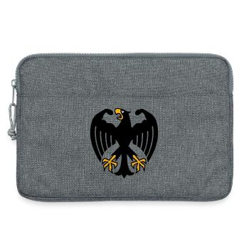 German Fitness Federal Eagle avec des muscles - Sacoche pour ordinateur portable 13 pouces - gris chiné - Devant