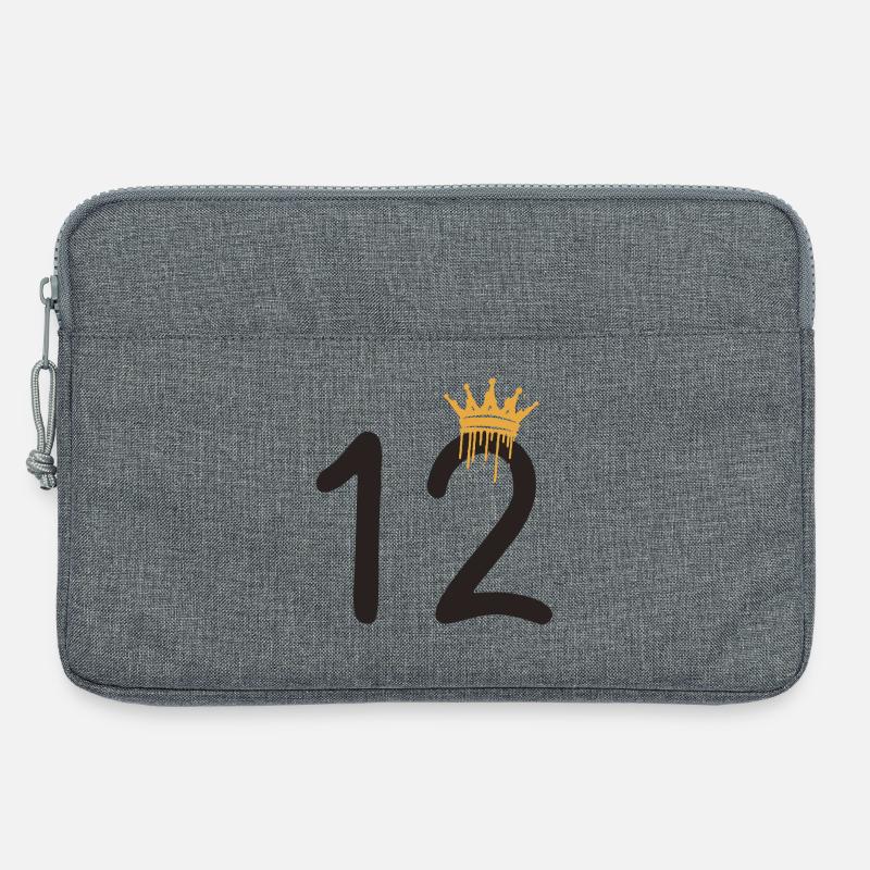 12 - Laptoptasche 13" - Grau meliert