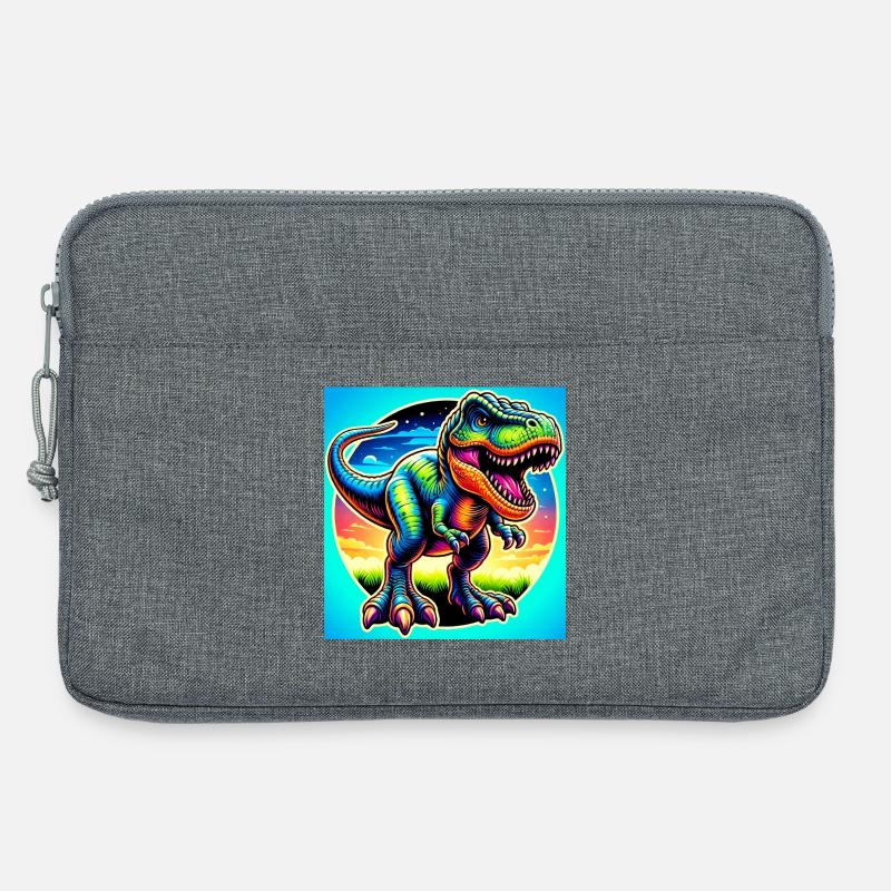 Dinosaurier - Laptoptasche 13" - Grau meliert