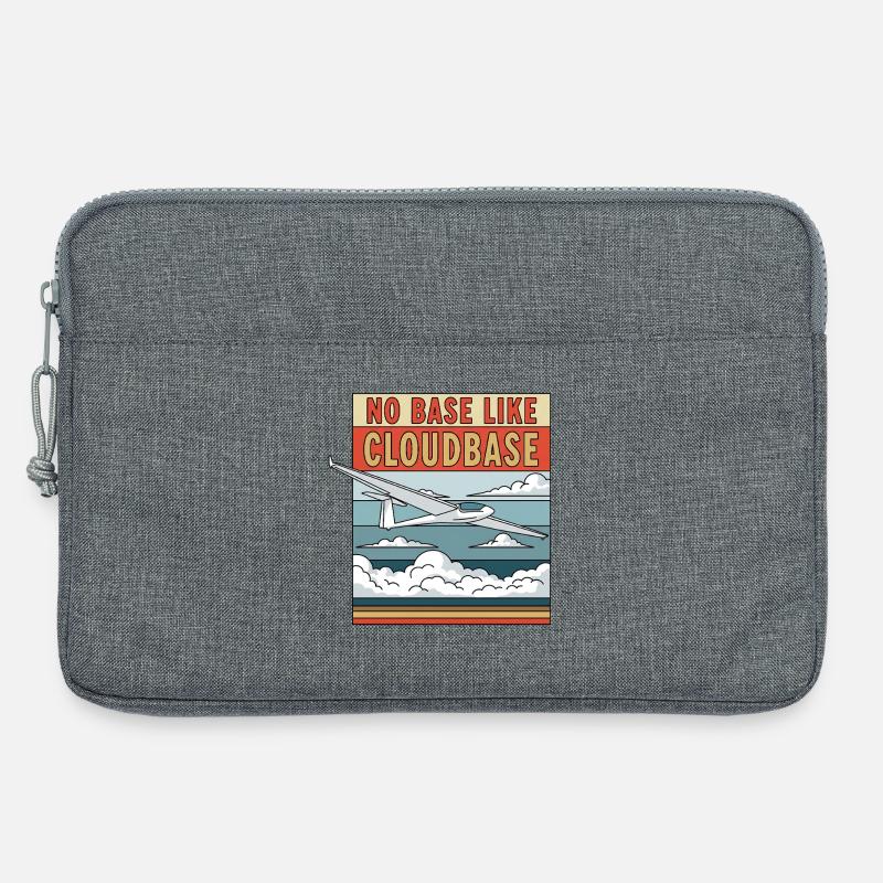 No Base Like Cloudbase - Laptoptasche 13" - Grau meliert