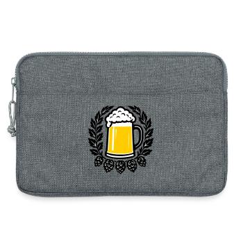 Bier - Laptop bag 13" - heather grey - Front