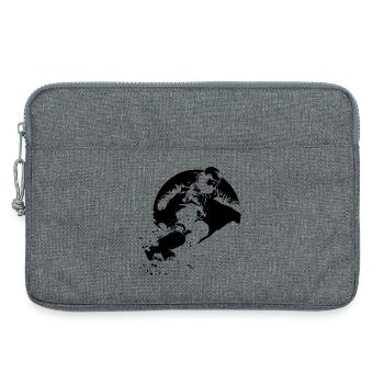 Snowboarder - Laptoptasche 13" - Grau meliert - Vorne