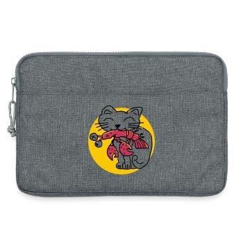 CancerCat - Laptoptasche 13" - Grau meliert - Vorne