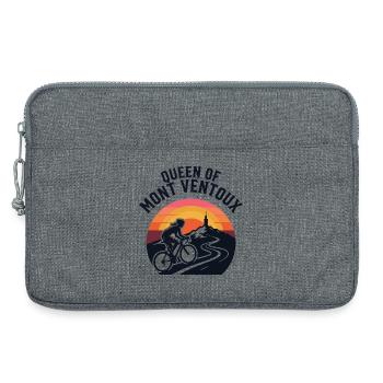 Queen of Mont Ventoux Retro-Trikot - Laptoptasche 13" - Grau meliert - Vorne