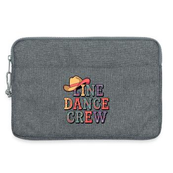 Danse en ligne country - Sacoche pour ordinateur portable 13 pouces - gris chiné - Devant