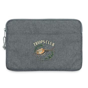 Triops Club – Seit der Urzeit - Laptoptasche 13" - Grau meliert - Vorne