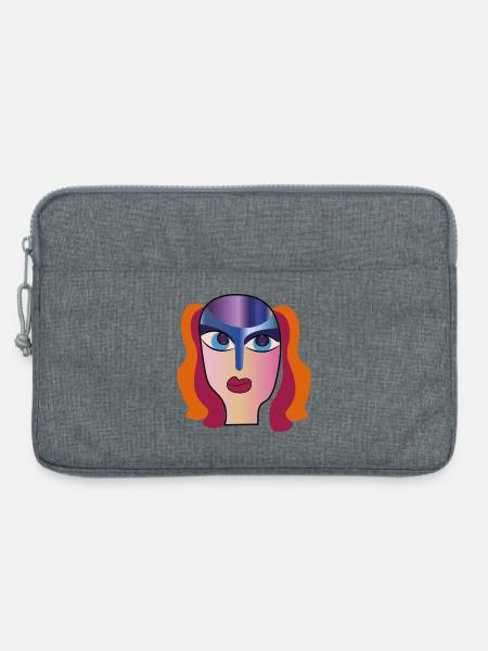 Die Schönheit der Frauen  - Laptoptasche 13" - Grau meliert