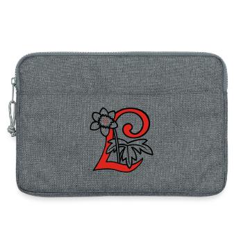 Symbol L - Laptop bag 13" - heather grey - Front