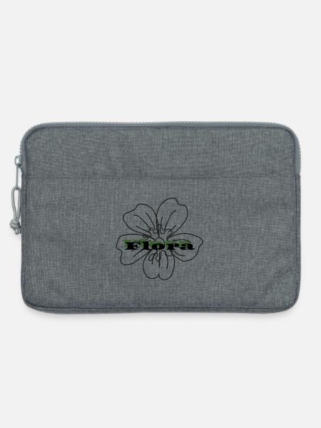 Money Flower – Geld wächst nicht auf Bäumen Design - Laptoptasche 13" - Grau meliert