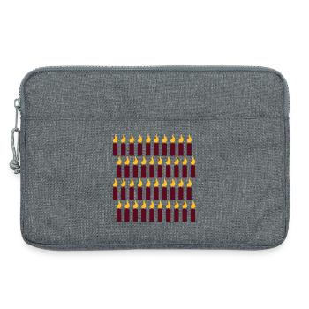 40.Geburtstag - Laptoptasche 13" - Grau meliert - Vorne