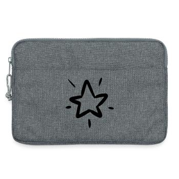 Sternen Solo - Laptoptasche 13" - Grau meliert - Vorne