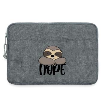 la paresse - Sacoche pour ordinateur portable 13 pouces - gris chiné - Devant