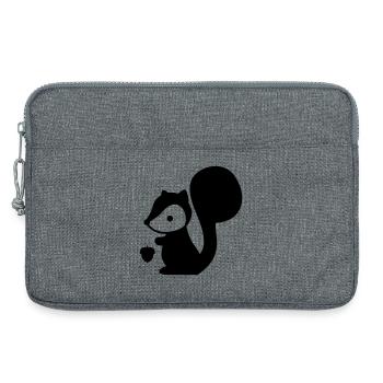 Eichhörnchen - Laptoptasche 13" - Grau meliert - Vorne