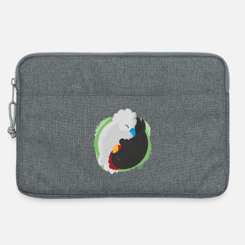 Jing Jang Hühner - Laptoptasche 13" - Grau meliert