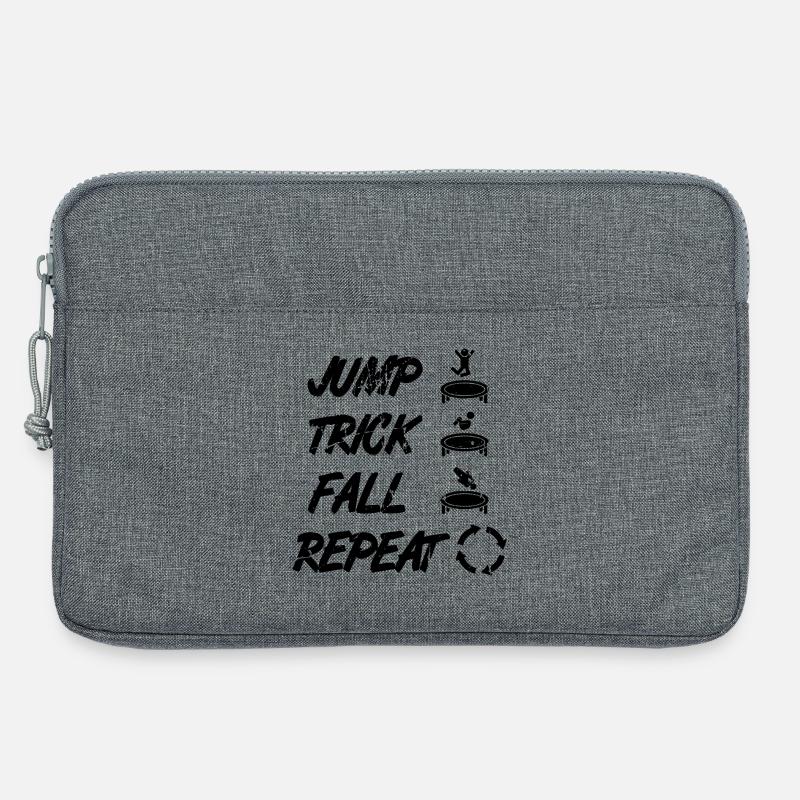 Jump Trick Fall Repeat - Laptoptasche 13" - Grau meliert