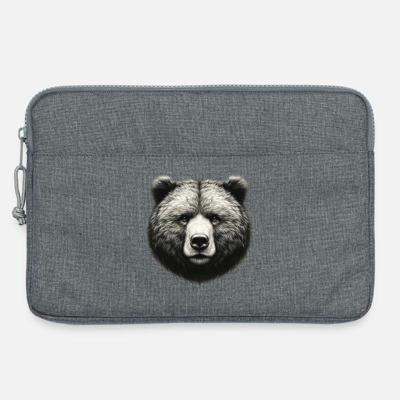 Bär - Laptoptasche 13" - Grau meliert