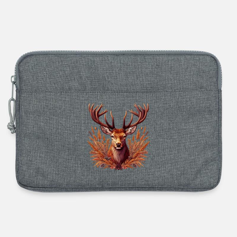 Hirsch - Laptoptasche 13" - Grau meliert