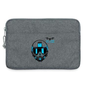 Drohnenpilot 2 - Laptoptasche 13" - Grau meliert - Vorne