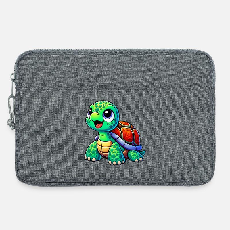 Schildkröte - Laptoptasche 13" - Grau meliert