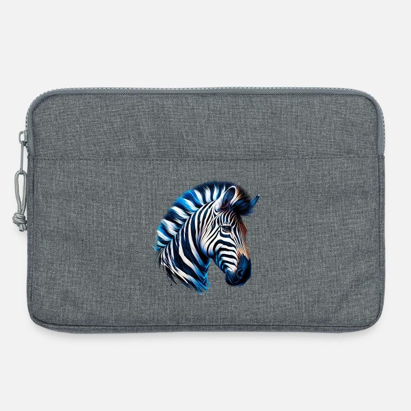 Zebra - Laptoptasche 13" - Grau meliert