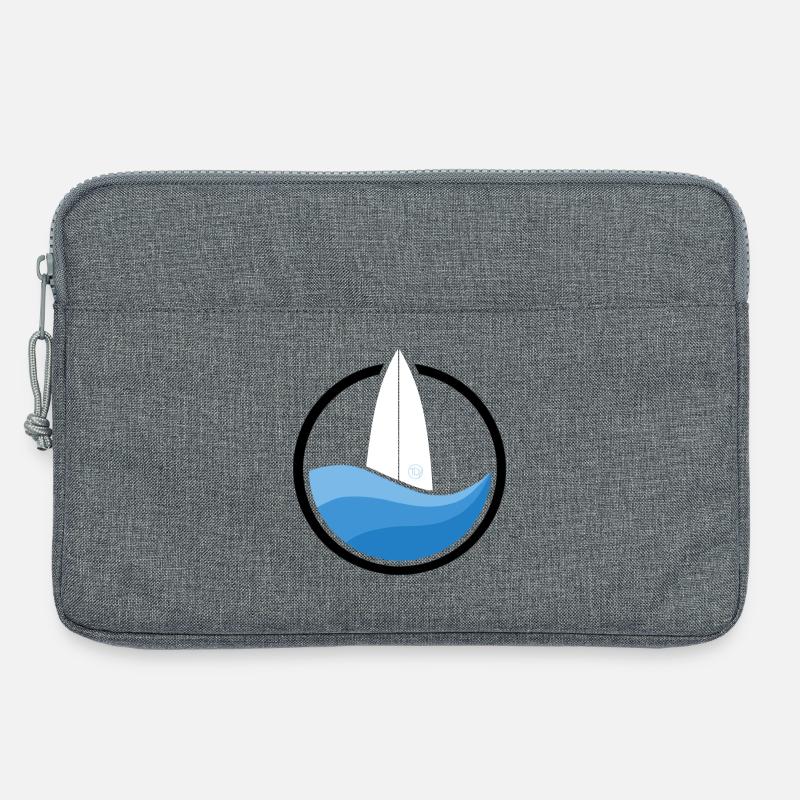 Surfwave II (blackwhite) - Laptoptasche 13" - Grau meliert