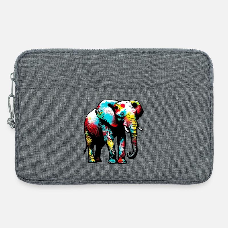 Elefant - Laptoptasche 13" - Grau meliert
