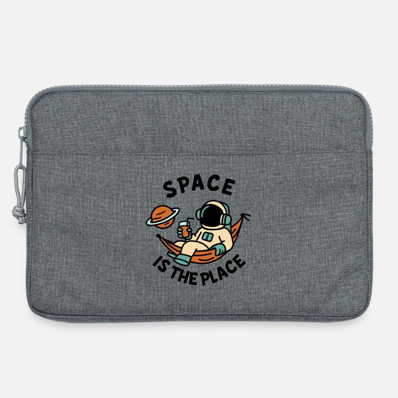 Space Explorer Astronaut Entspannendes Design - Laptoptasche 13" - Grau meliert