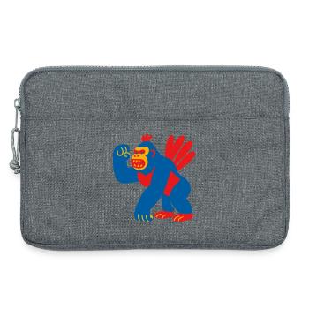 Popart Fantasy Gorilla - Laptoptasche 13" - Grau meliert - Vorne