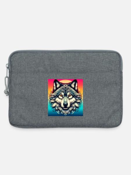 Wolf - Laptoptasche 13" - Grau meliert
