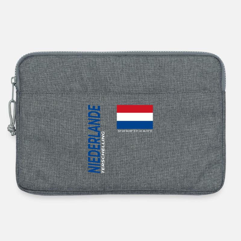 Terschelling - Laptoptasche 13" - Grau meliert