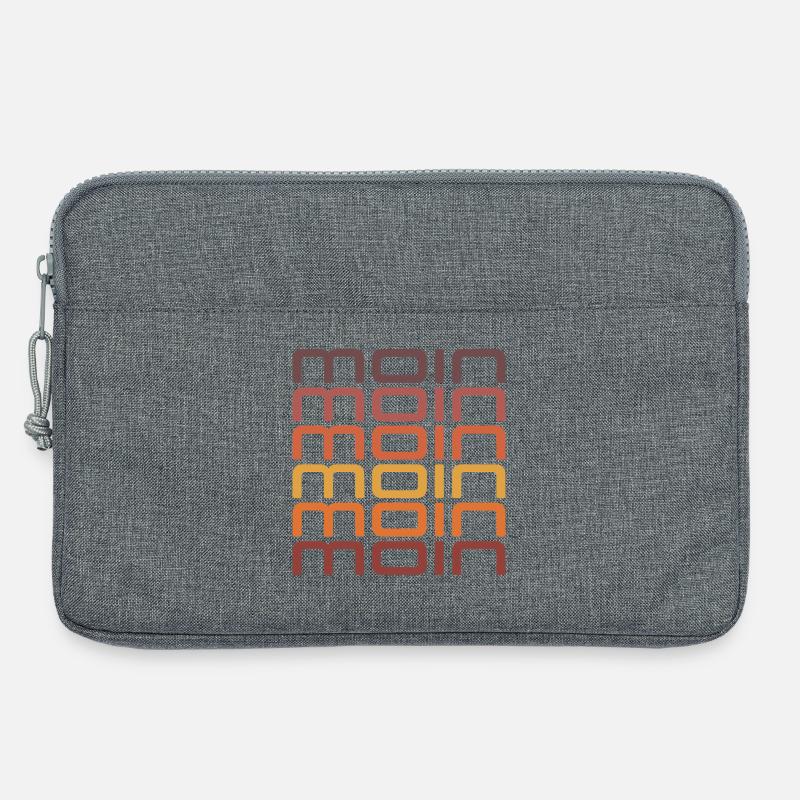 moin sunset - Laptoptasche 13" - Grau meliert