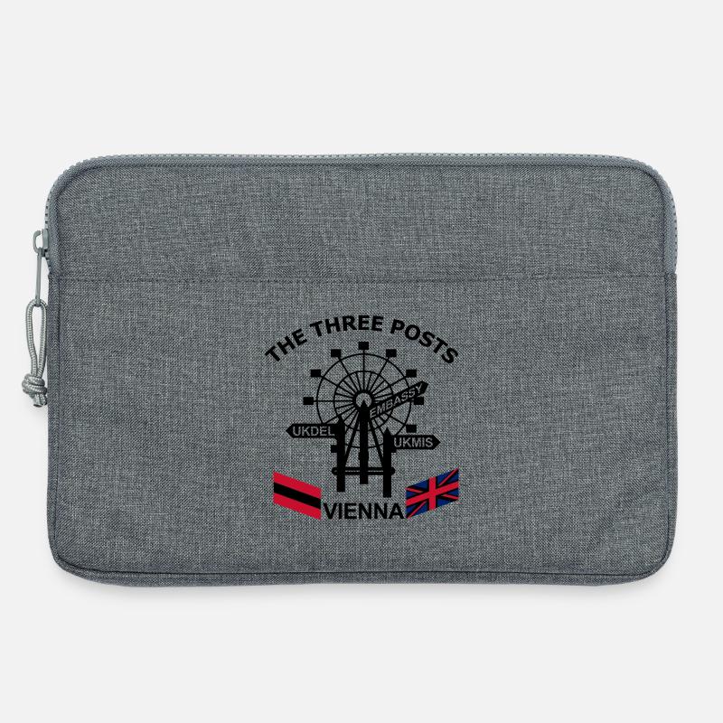 3_Posts - Laptop bag 13" - heather grey