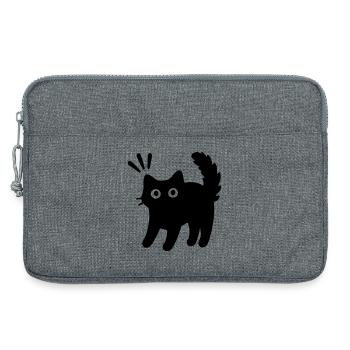 Chat Chat - Sacoche pour ordinateur portable 13 pouces - gris chiné - Devant