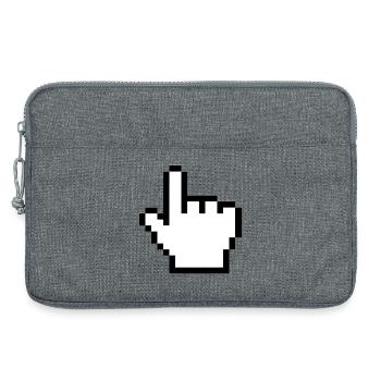 Original Maushand - Laptoptasche 13" - Grau meliert - Vorne