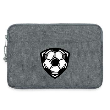 Ballon de football - Sacoche pour ordinateur portable 13 pouces - gris chiné - Devant