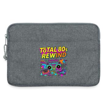 Total 80s Rewind - Laptoptasche 13" - Grau meliert - Vorne