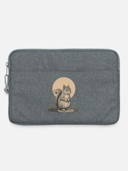 Eichhörnchen - Laptoptasche 13" - Grau meliert