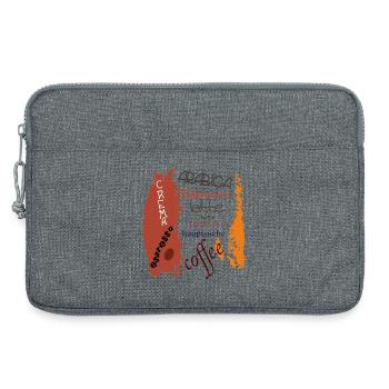 Kaffee  - Laptoptasche 13" - Grau meliert - Vorne