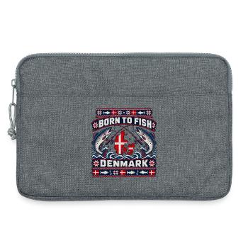 Ugly Christmas – Dänemark - Laptoptasche 13" - Grau meliert - Vorne
