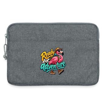 Flamingo - Laptoptasche 13" - Grau meliert - Vorne