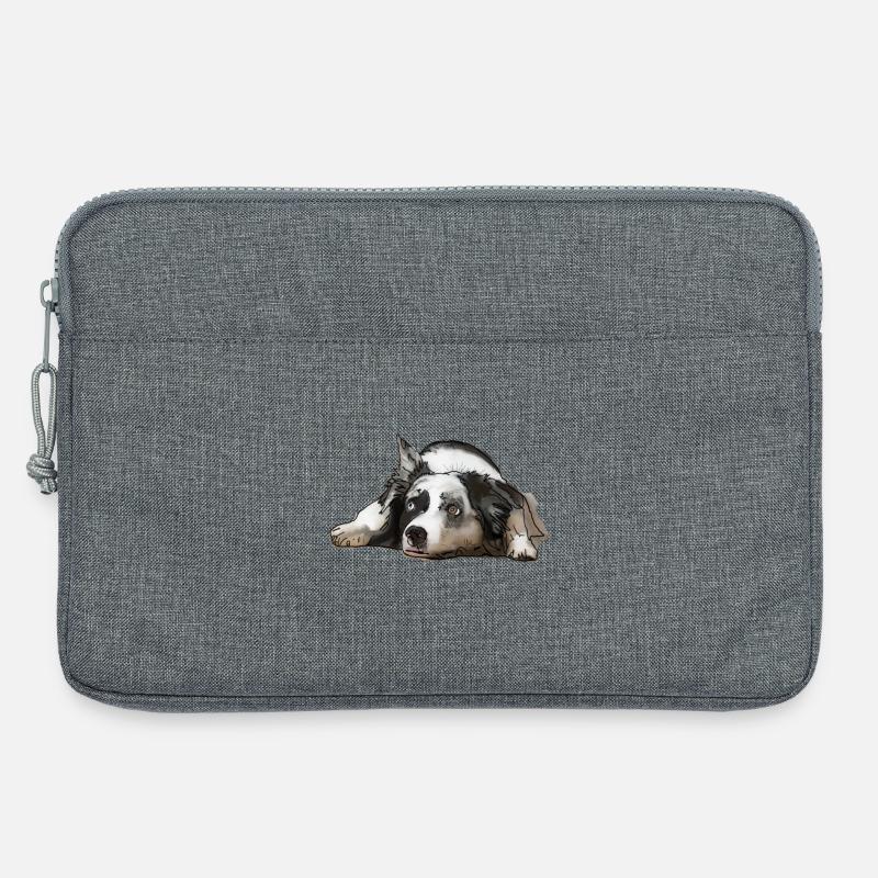 Australian Shepherd - Laptoptasche 13" - Grau meliert