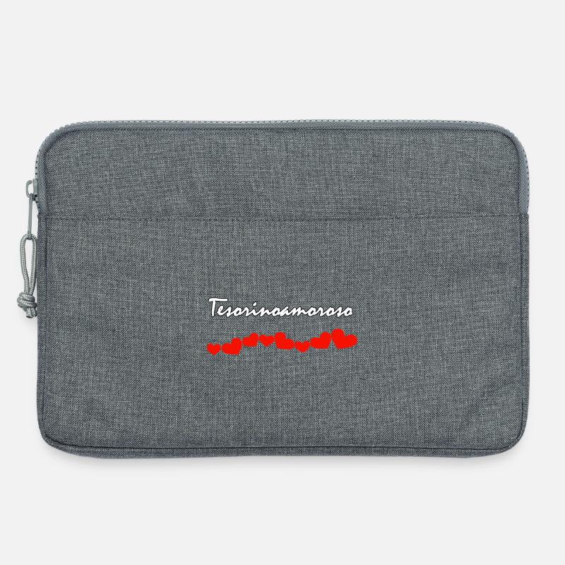 LIEBESTEMPERAMENT - Laptoptasche 13" - Grau meliert