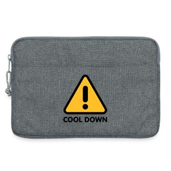 Cool down | Runter kommen - Sacoche pour ordinateur portable 13 pouces - gris chiné - Devant