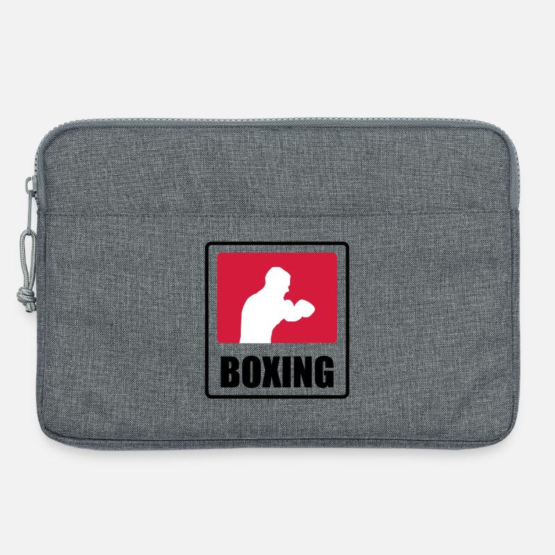 Boxer - Boxen 🥊 - Laptoptasche 13" - Grau meliert