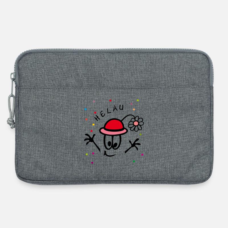 Karneval, Fasching, Comic - Laptoptasche 13" - Grau meliert