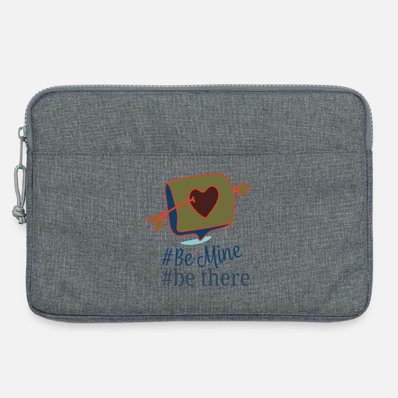 valentinstag - Laptoptasche 13" - Grau meliert