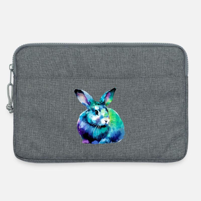 Kaninchen - Laptoptasche 13" - Grau meliert