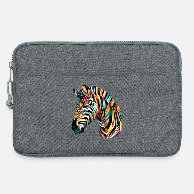 Zebra - Laptoptasche 13" - Grau meliert
