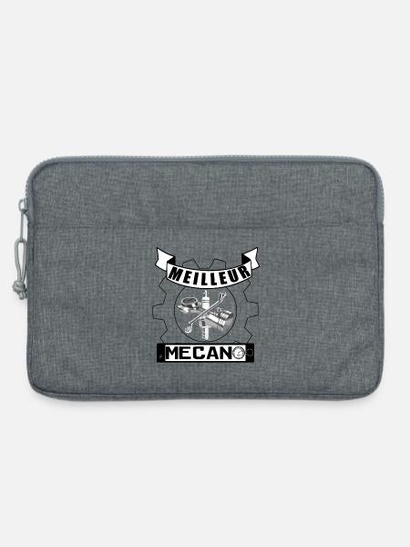 Der beste Mechaniker - Laptoptasche 13" - Grau meliert